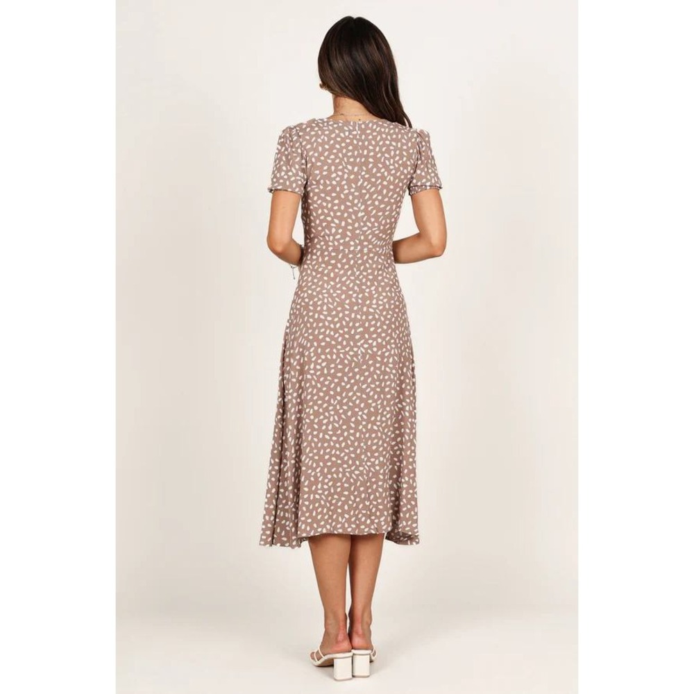 Petal & Pup Franklin Polka Dot Midi Dress Size 6 Cottagecore Reformation Style - Picture 2 of 16